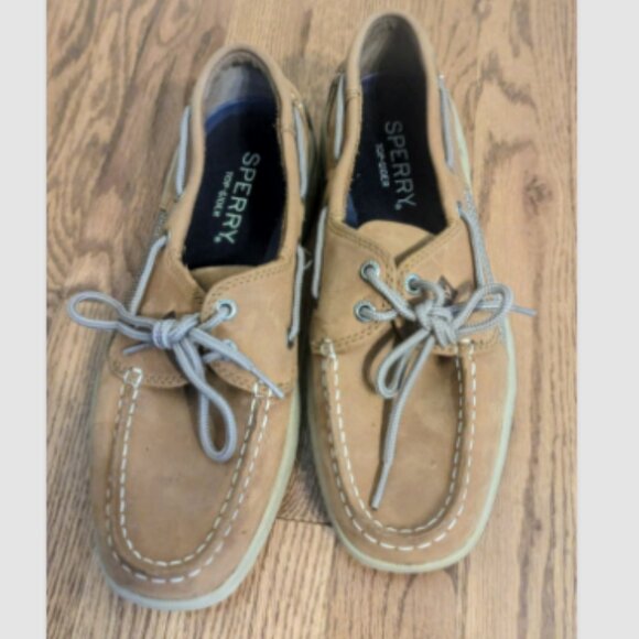 Men's Sperry Top-Sider Intrepid 2Eye Boat Shoes Tan Leather 8 - Picture 1 of 7
